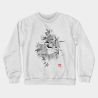 bird in a tree 02 Crewneck Sweatshirt